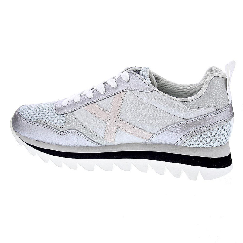 Zapatillas Munich zapatos Mujer modelo Ripple Plata 