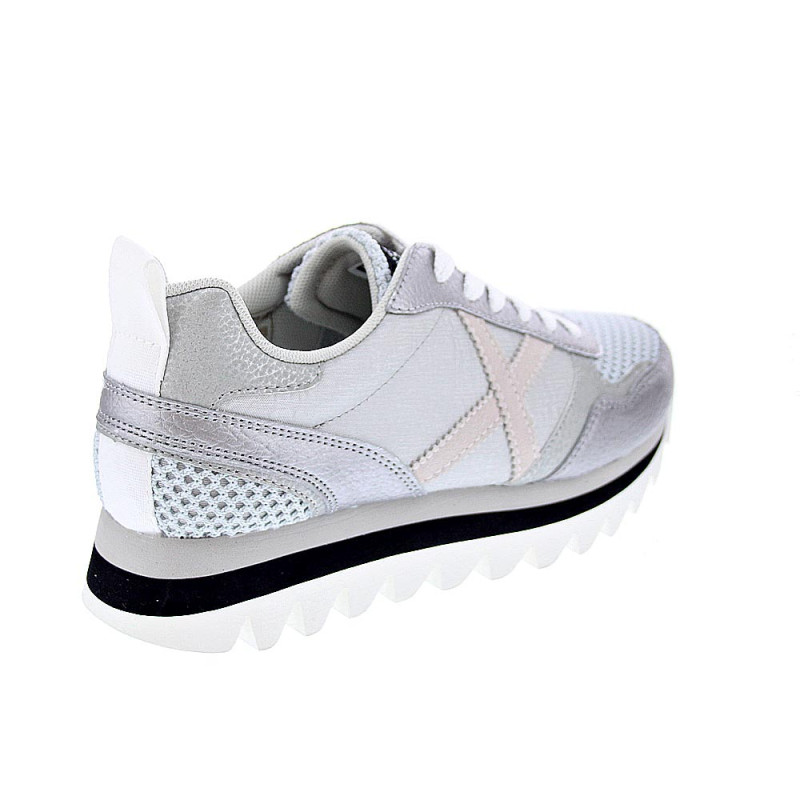 Zapatillas Munich zapatos Mujer modelo Ripple Plata 