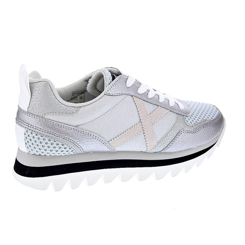 Zapatillas Munich zapatos Mujer modelo Ripple Plata 