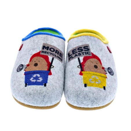 Pantuflas Potatoes zapatos Mujer modelo Gante Gris 