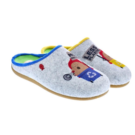Pantuflas Potatoes zapatos Mujer modelo Gante Gris 