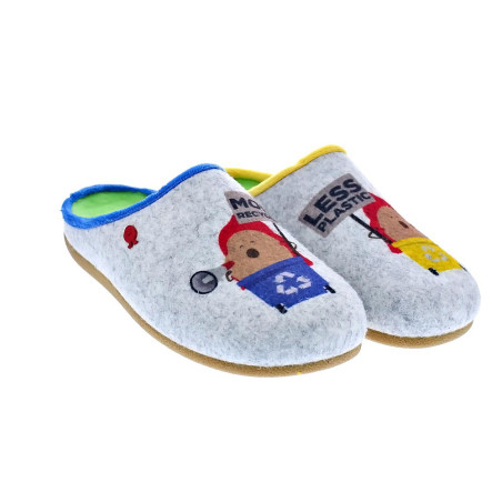 Pantuflas Potatoes zapatos Mujer modelo Gante Gris 