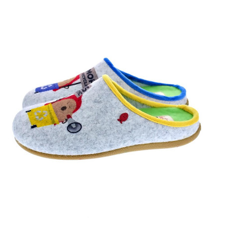 Pantuflas Potatoes zapatos Mujer modelo Gante Gris 