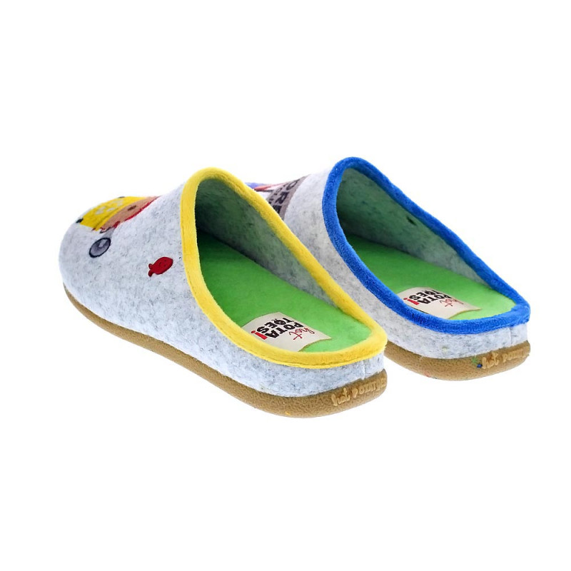 Pantuflas Potatoes zapatos Mujer modelo Gante Gris 