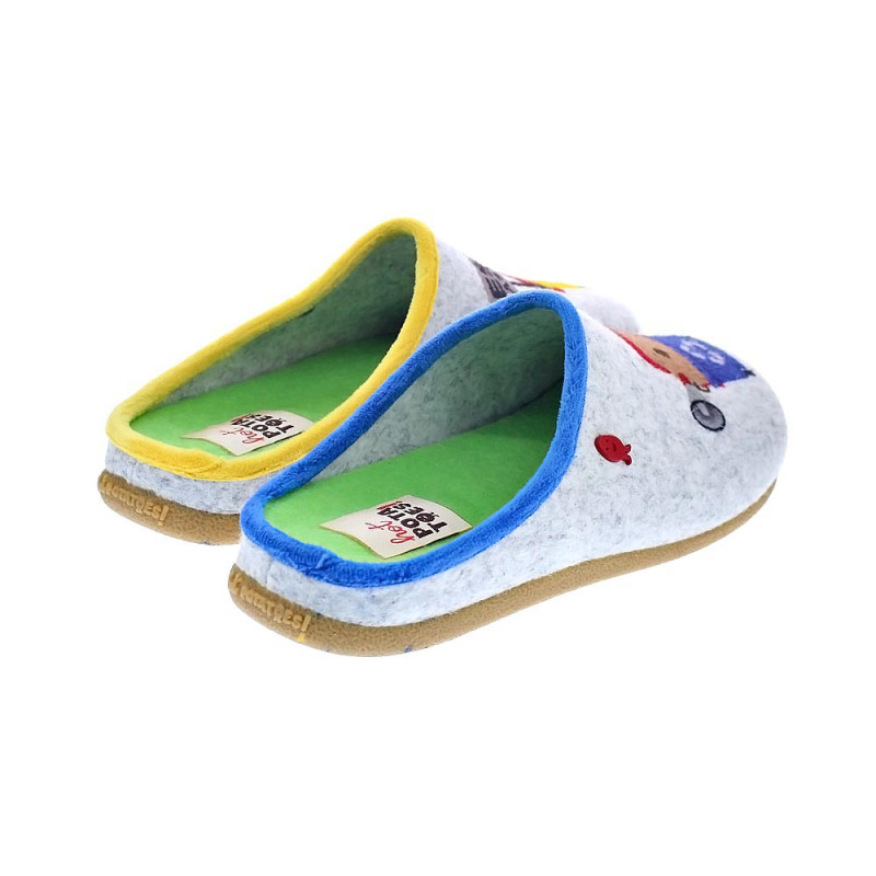 Pantuflas Potatoes zapatos Mujer modelo Gante Gris 