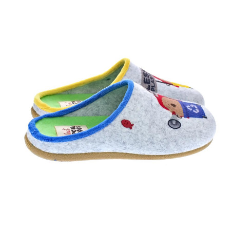 Pantuflas Potatoes zapatos Mujer modelo Gante Gris 
