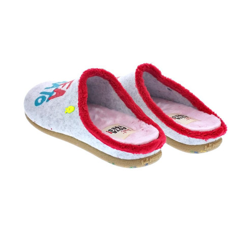 Pantuflas Potatoes zapatos Mujer modelo Ruthen Gris 