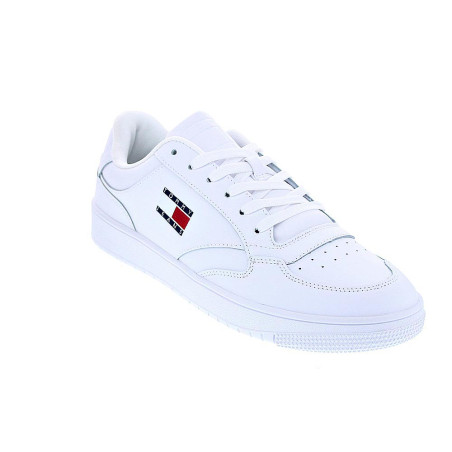 Zapatillas Tommy Hilfiger zapatos Hombre modelo Retro Leather Blanco 