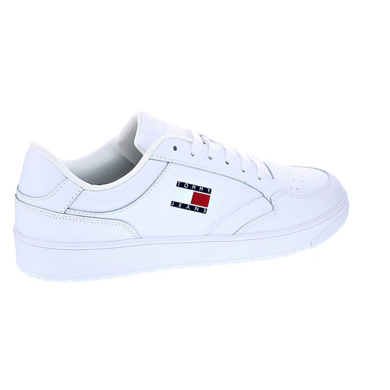 Zapatillas Tommy Hilfiger zapatos Hombre modelo Retro Leather Blanco 