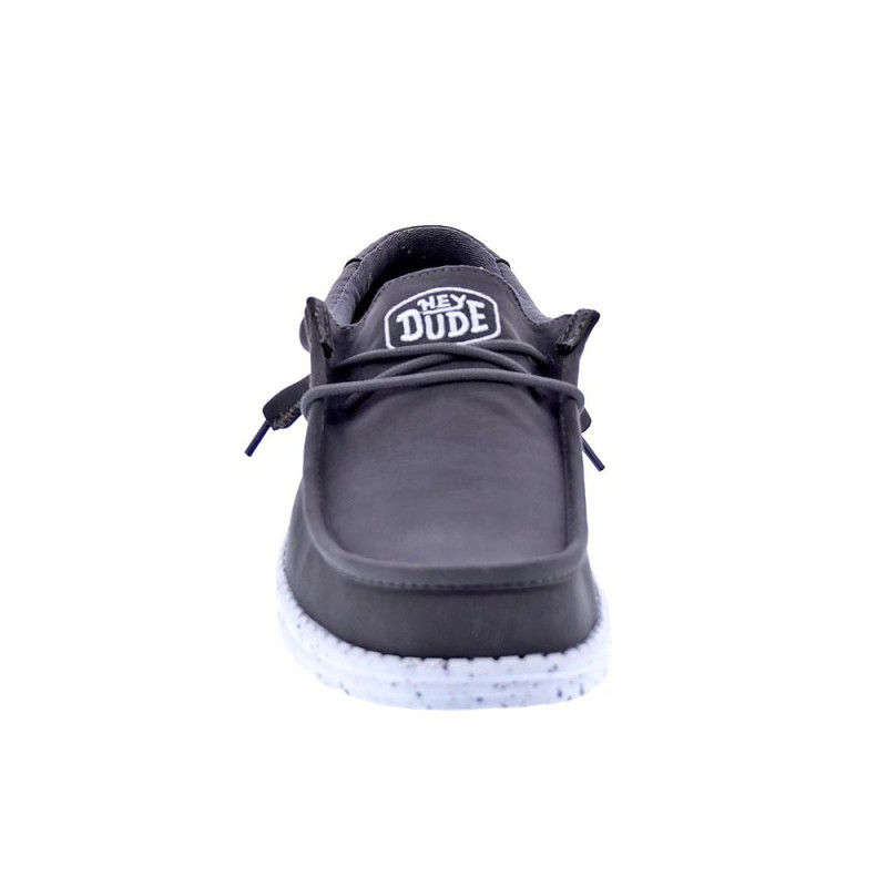 Mocasines Hey Dude zapatos Hombre modelo Wally Slub Gris 