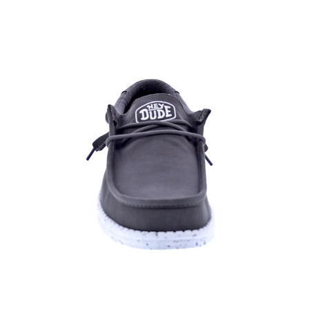 Mocasines Hey Dude zapatos Hombre modelo Wally Slub Gris 