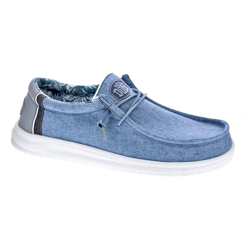 Mocasines Hey Dude zapatos Hombre modelo Wally H2O Azul 