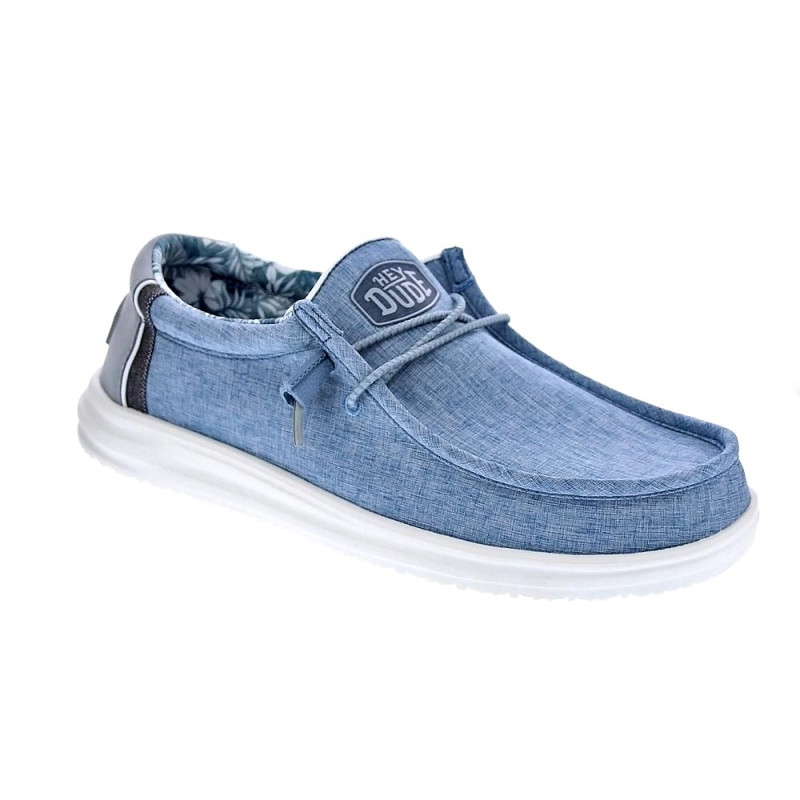 Mocasines Hey Dude zapatos Hombre modelo Wally H2O Azul 