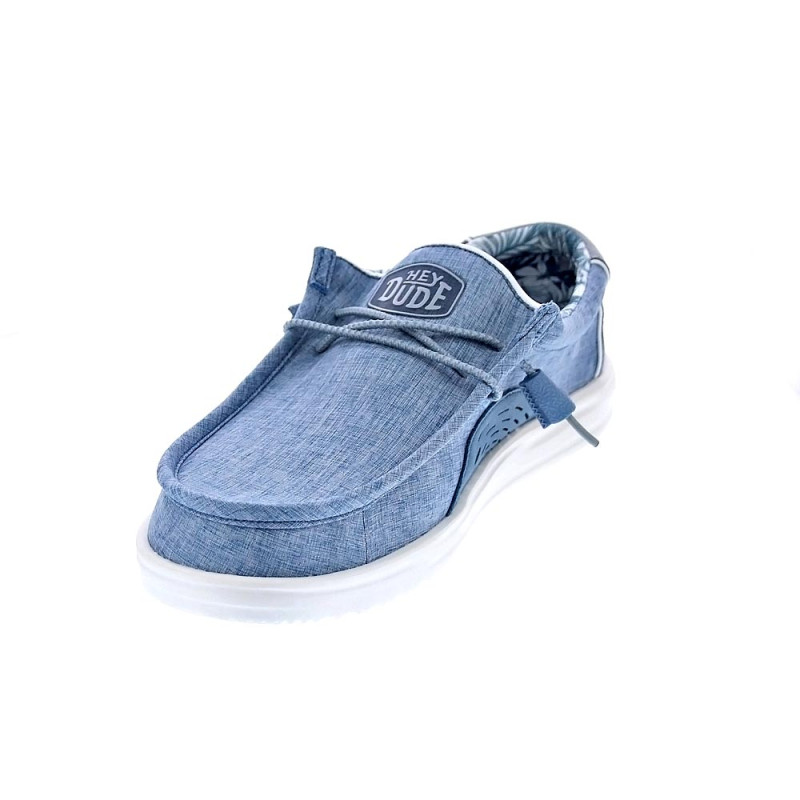 Mocasines Hey Dude zapatos Hombre modelo Wally H2O Azul 