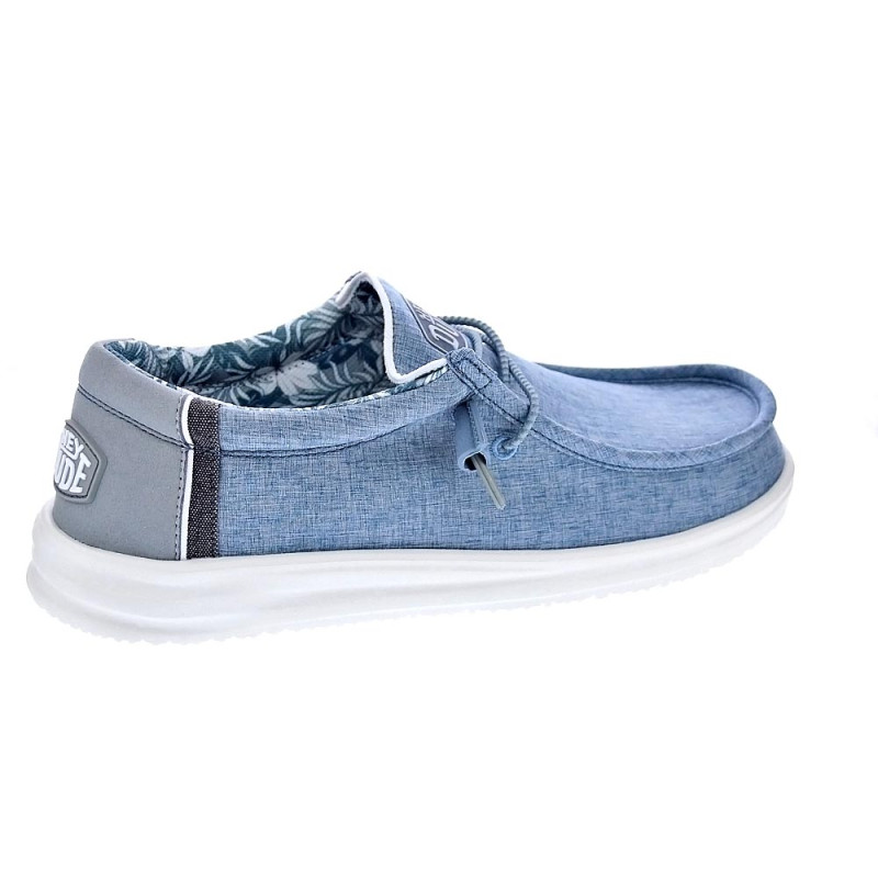 Mocasines Hey Dude zapatos Hombre modelo Wally H2O Azul 