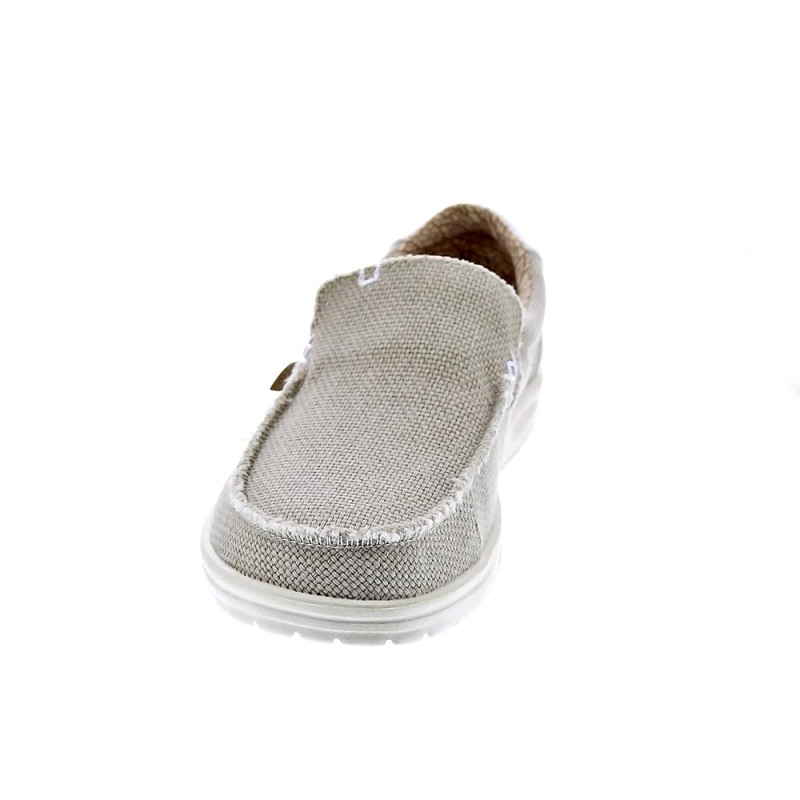 Mocasines Hey Dude zapatos Hombre modelo Mikka Braided Beige 