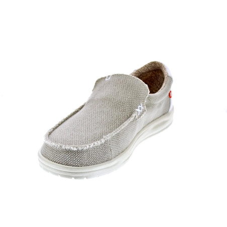Mocasines Hey Dude zapatos Hombre modelo Mikka Braided Beige 