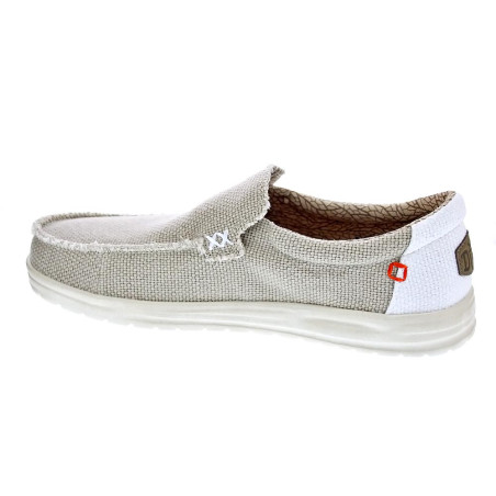 Mocasines Hey Dude zapatos Hombre modelo Mikka Braided Beige 