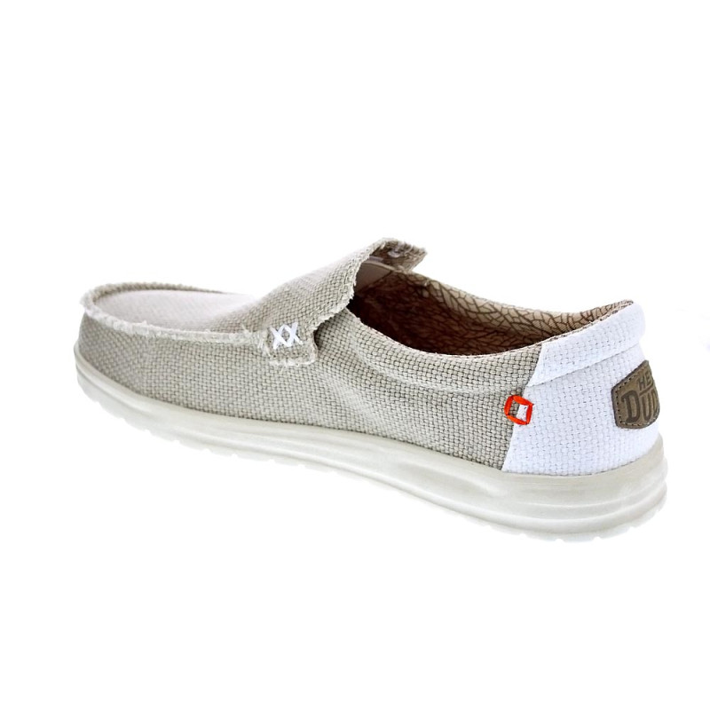 Mocasines Hey Dude zapatos Hombre modelo Mikka Braided Beige 