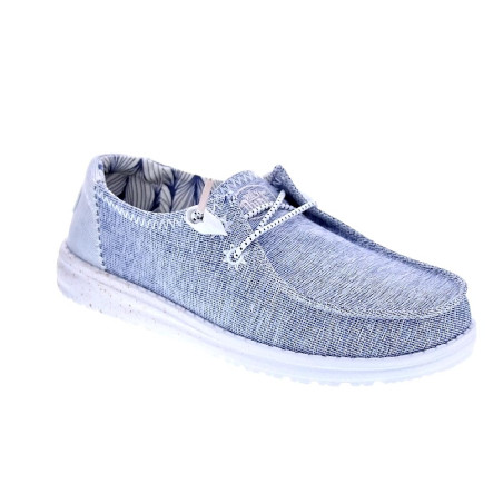Mocasines Hey Dude zapatos Mujer modelo Wendy Star Azul 