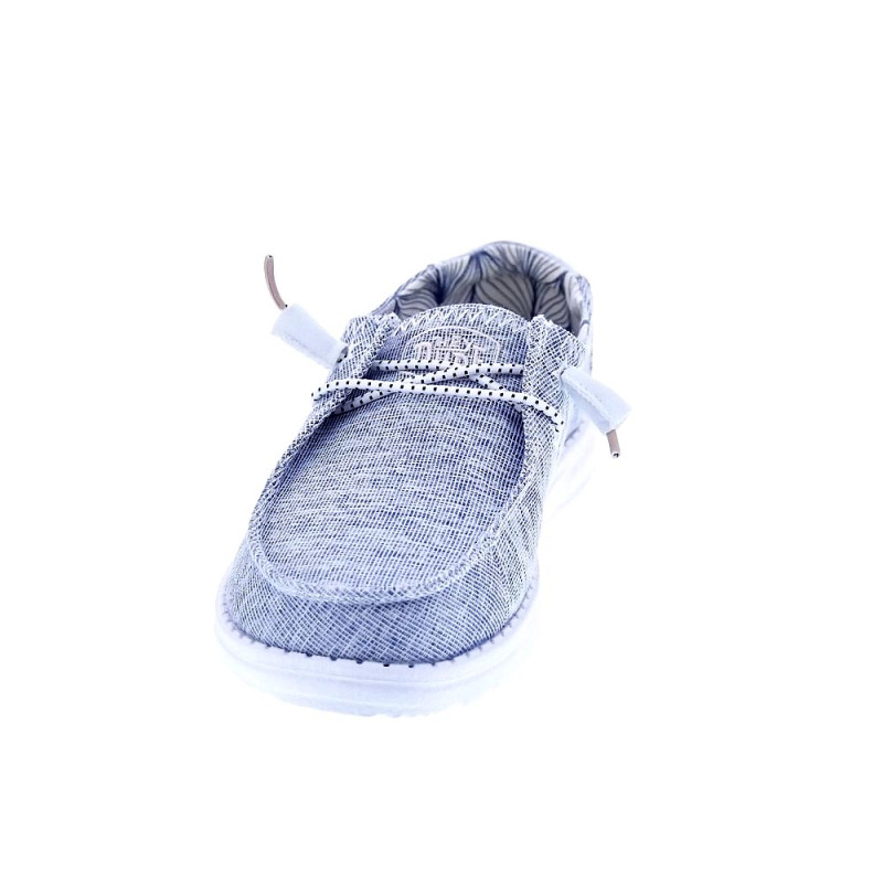 Mocasines Hey Dude zapatos Mujer modelo Wendy Star Azul 