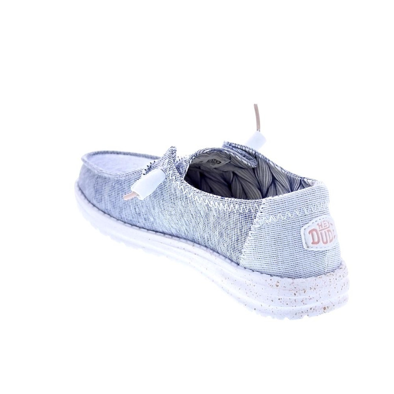 Mocasines Hey Dude zapatos Mujer modelo Wendy Star Azul 