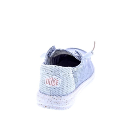 Mocasines Hey Dude zapatos Mujer modelo Wendy Star Azul 