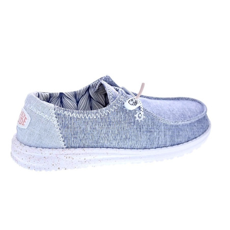 Mocasines Hey Dude zapatos Mujer modelo Wendy Star Azul 