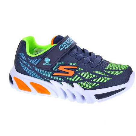 Zapatillas Skechers zapatos Niño modelo Flex Glow Azul 