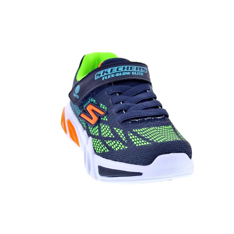 Zapatillas Skechers zapatos Niño modelo Flex Glow Azul 