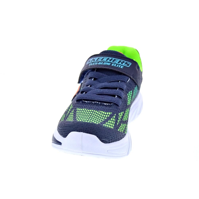 Zapatillas Skechers zapatos Niño modelo Flex Glow Azul 