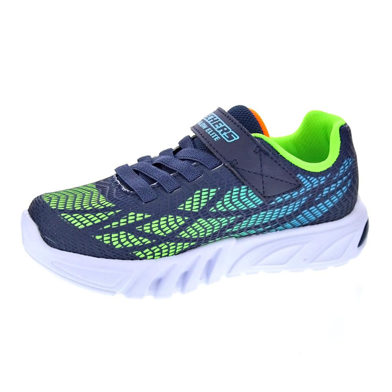 Zapatillas Skechers zapatos Niño modelo Flex Glow Azul 