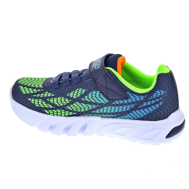 Zapatillas Skechers zapatos Niño modelo Flex Glow Azul 