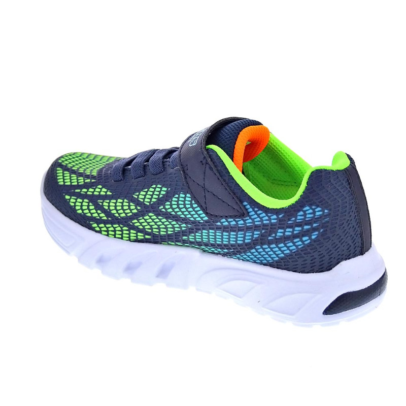 Zapatillas Skechers zapatos Niño modelo Flex Glow Azul 