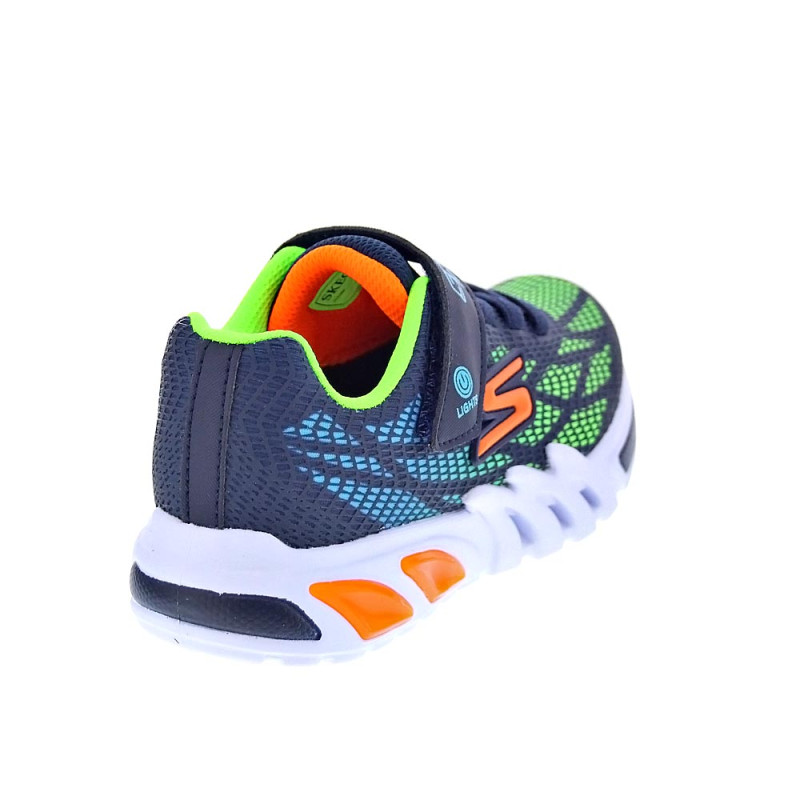 Zapatillas Skechers zapatos Niño modelo Flex Glow Azul 
