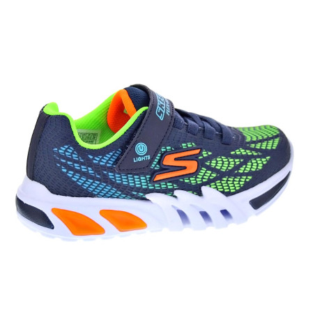 Zapatillas Skechers zapatos Niño modelo Flex Glow Azul 