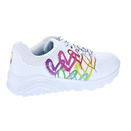 Zapatillas Skechers zapatos Niña modelo Uno Lite Blanco 