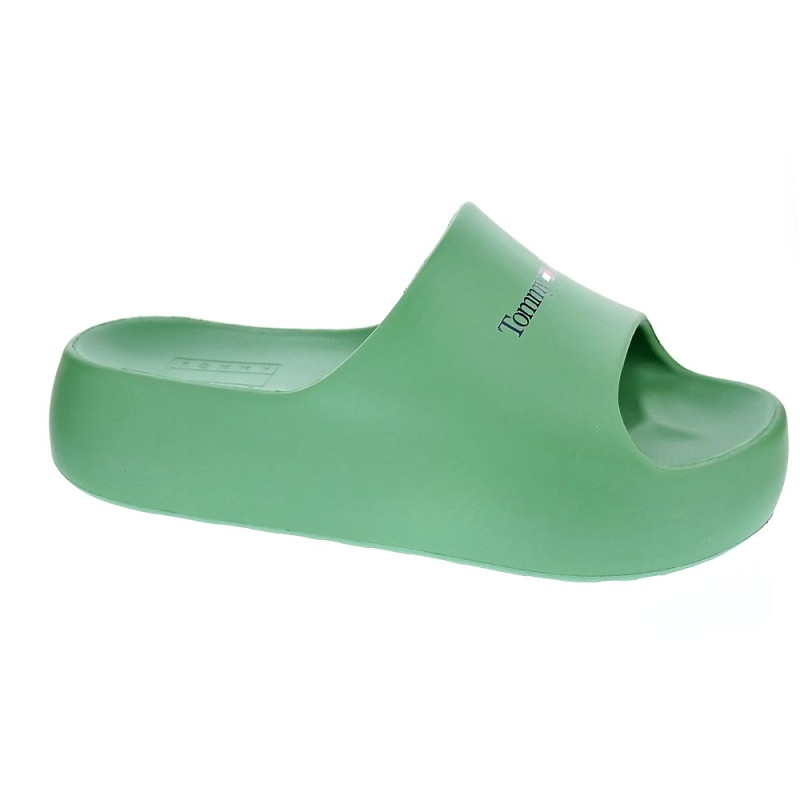 Sandalias Tommy Hilfiger zapatos Mujer modelo Chunky Verde 