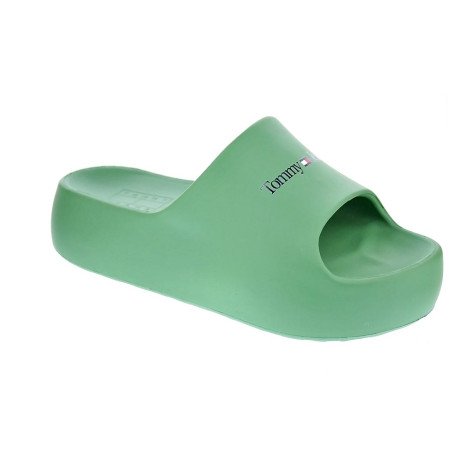 Sandalias Tommy Hilfiger zapatos Mujer modelo Chunky Verde 