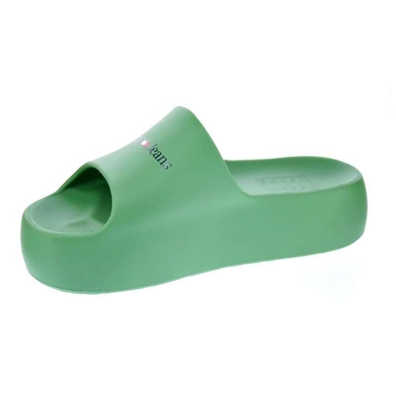 Sandalias Tommy Hilfiger zapatos Mujer modelo Chunky Verde 