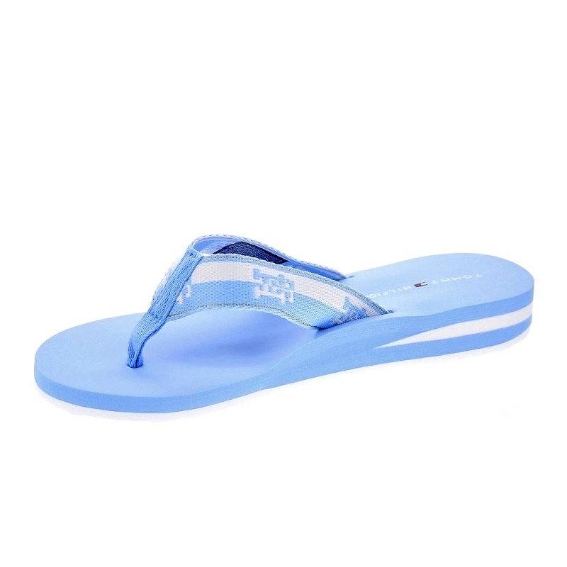 Sandalias Tommy Hilfiger zapatos Mujer modelo Webbing Sandal Azul 