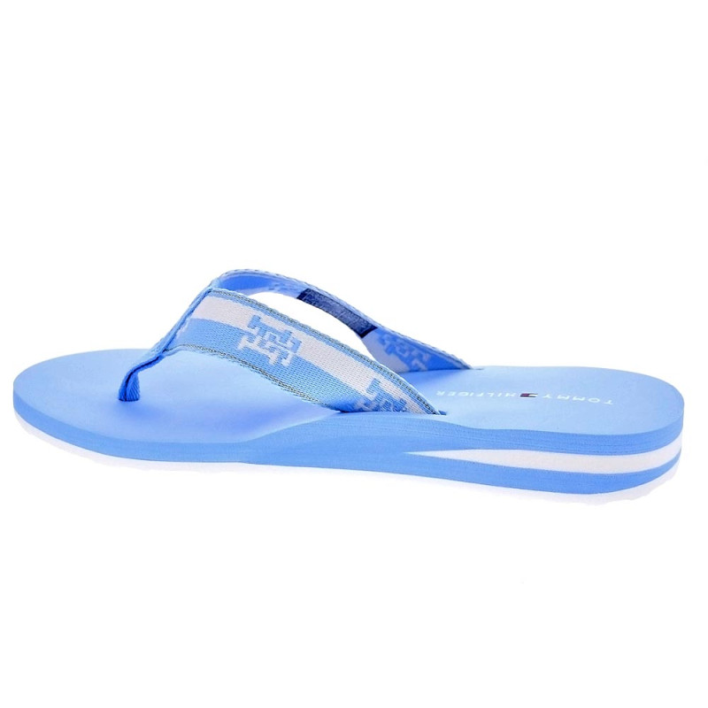 Sandalias Tommy Hilfiger zapatos Mujer modelo Webbing Sandal Azul 