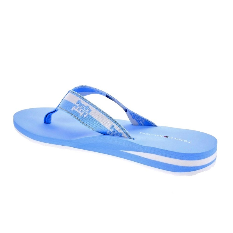 Sandalias Tommy Hilfiger zapatos Mujer modelo Webbing Sandal Azul 