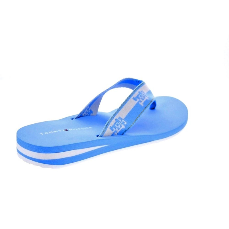 Sandalias Tommy Hilfiger zapatos Mujer modelo Webbing Sandal Azul 