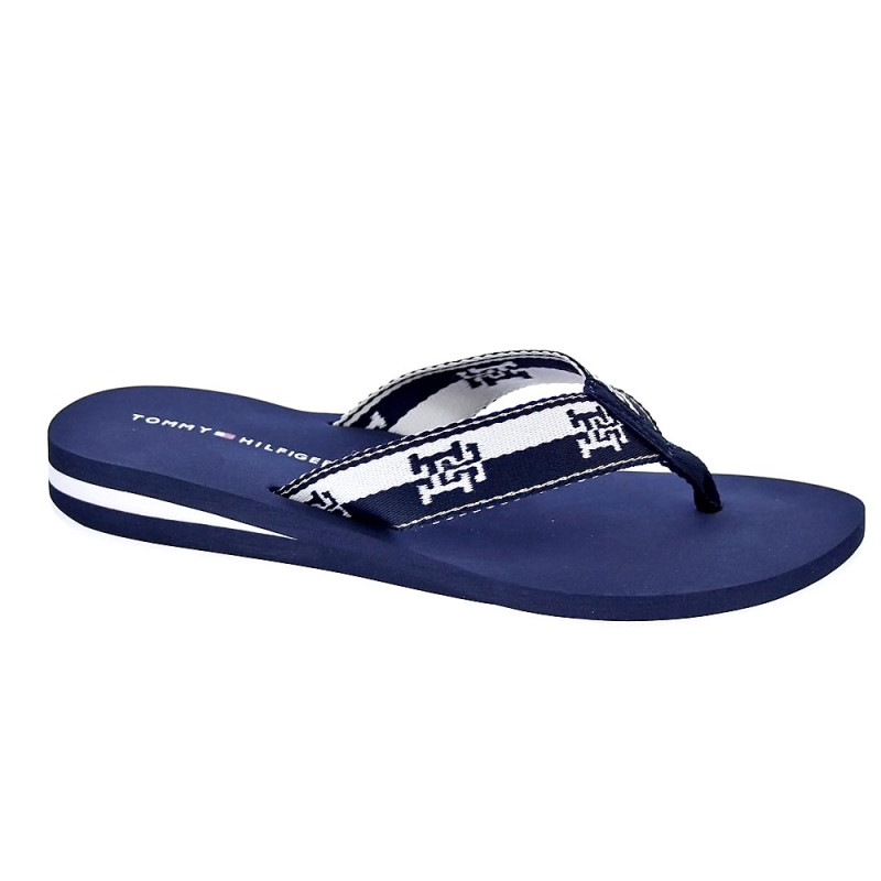Sandalias Tommy Hilfiger zapatos Mujer modelo Webbing Sandal Azul 