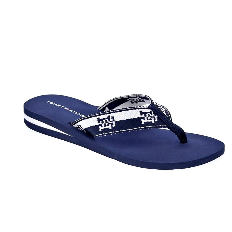 Sandalias Tommy Hilfiger zapatos Mujer modelo Webbing Sandal Azul 