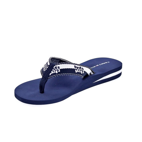 Sandalias Tommy Hilfiger zapatos Mujer modelo Webbing Sandal Azul 