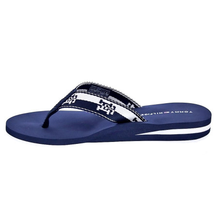 Sandalias Tommy Hilfiger zapatos Mujer modelo Webbing Sandal Azul 