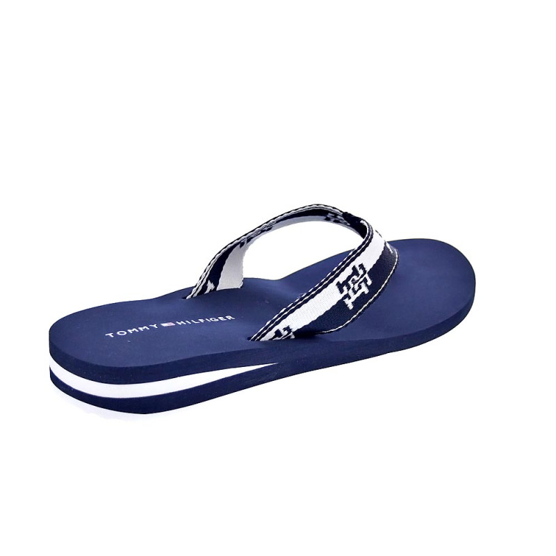 Sandalias Tommy Hilfiger zapatos Mujer modelo Webbing Sandal Azul 