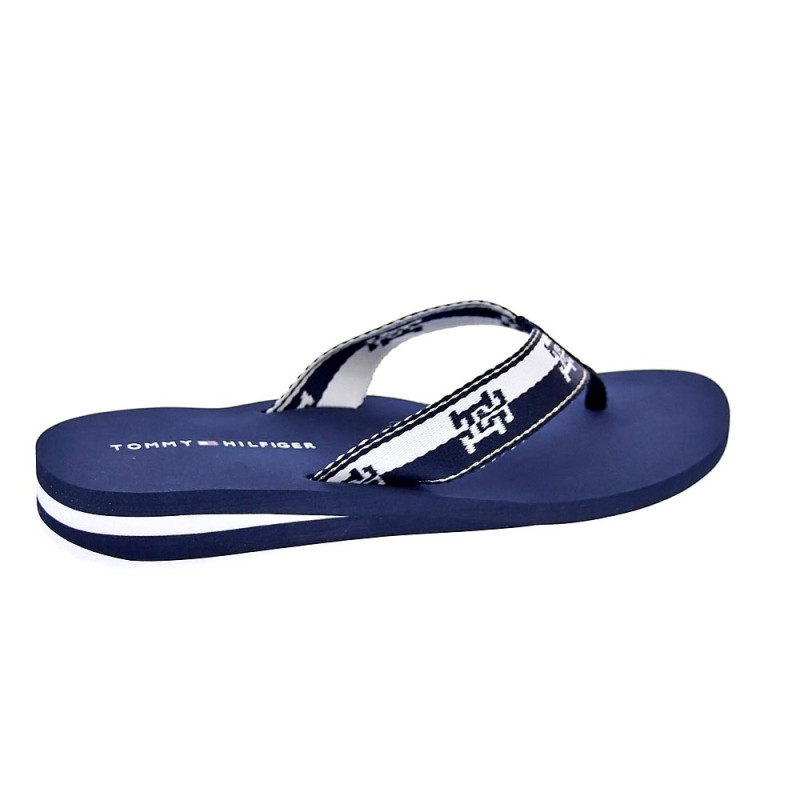 Sandalias Tommy Hilfiger zapatos Mujer modelo Webbing Sandal Azul 